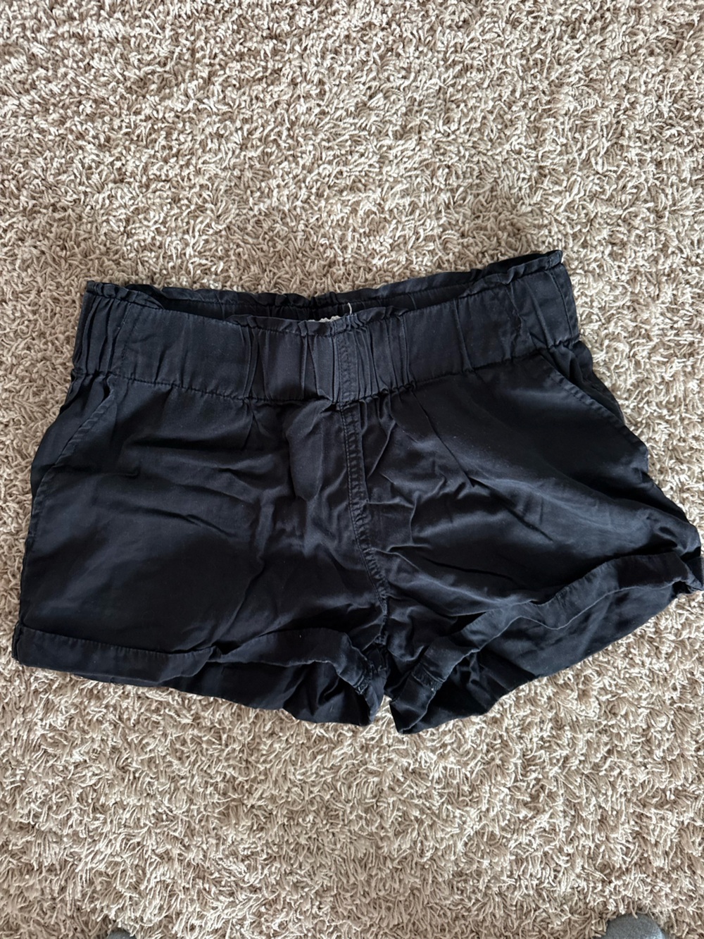 Altar'd State Black Elastic-Waist Women's Athletic Shorts